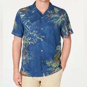 Tommy Bahama Large Men's Fireworks Finale Floral Hawaiian Shirt